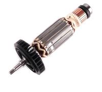 XEBRAD Accesorios de Rotor AC220-240V, for Bosch, 9553NB 9553HB 9553HN 9555HN 9553 9555 Reemplazo del estator de Anclaje de Armadura de Amoladora Angular Reemplazo del Rotor de inducido(Black Rotor)