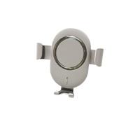 XEBRAD Adaptador de Carga inalámbrica for Cargador teléfono 10 W for automóvil, Abrazadera for Rejilla ventilación, Soporte Universal for móvil, Fuente alimentación Cargador de Coche(White)