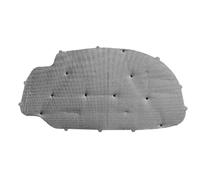 XEBRAD Alfombrilla ignífuga de algodón con aislamiento térmico y acústico para capó motor coche, para Vw, para Golf Mk6 6 para Jetta 2010-2014 Estera acústica del motor(Type A-flocking Cloth)