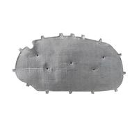 XEBRAD Algodón con aislamiento térmico y acústico del capó delantero, para Vw, para Golf 6 Gti Estera acústica del motor(Silver)