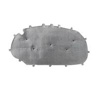 XEBRAD Almohadilla de algodón con aislamiento acústico del capó delantero, para Golf 6 Gti Estera acústica del motor(Silver)