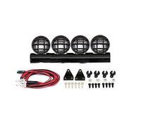 XEBRAD Barra de Luces for lámpara Techo SCX24, for WPL, camión RC 1/18 1/24 Portaequipajes para Coches de Juguete
