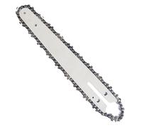 XEBRAD Barra guía de motosierra 8 pulgadas y juego cadena sierra, 45 eslabones transmisión eléctricos 1/4 p para repuesto cortador madera sin Cadena de corte de madera(-1 Guide Bar 3 Chains)