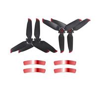 XEBRAD Blade Fens Props Wing Kit de protección de Cubierta de liberación rápida Protector de hélice de Carbono 4PCS, for dji FPV Combo Drone Hélice para dron(Rot)
