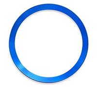 XEBRAD Caja de accesorios interiores decoración anillo parada botón arranque motor, for Volkswagen, cubierta embellecedora coche CC Phideon Anillo embellecedor del interruptor de encendido del coche