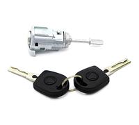 XEBRAD Cilindro DE Cerradura DE Puerta Izquierda con 2 Llaves, for VW, for Passat, for Seat, Toledo Leon Arosa Lupo 3B0837167 Cerradura de Puerta de Coche