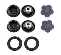 XEBRAD Conectores de guía cuchillas Wall Breaker, 2 piezas, embrague, licuadora, rueda motriz, conexión 5 engranajes, Monsieur Cuisine, for Smart, .0 5T Reemplazo de cuchillas para licuadora