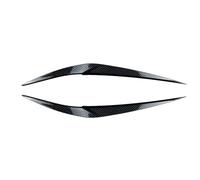 XEBRAD Cubierta de luz cabeza faro exterior, embellecedor cejas, para 2016-2021, para, para X1 F48 2016 2021 tira de ajuste de cejas para faros de coche(Carbon Fiber Look)