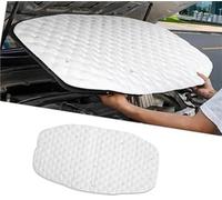 XEBRAD Espuma insonorizante for capó, aislamiento de espuma de celda cerrada, for Ford, for Explorer, 2020 2021 2022 2023 Protector térmico del motor(BLACK 2020-2022)