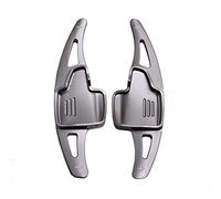 XEBRAD Extensión de paleta cambio marchas for volante, accesorio interior, for Ford, Focus, Escape, Kuga, 2017 2018 2019, aluminio Levas de cambio en el volante(Grey)