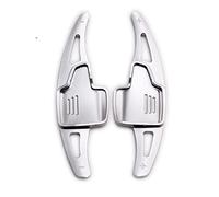XEBRAD Extensión de paleta cambio marchas for volante, accesorio interior, for Ford, Focus, Escape, Kuga, 2017 2018 2019, aluminio Levas de cambio en el volante(Silver)