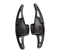 XEBRAD Extensión de paleta cambio marchas for volante, accesorio interior, for Ford, Focus, Escape, Kuga, 2017 2018 2019, aluminio Levas de cambio en el volante(Schwarz)