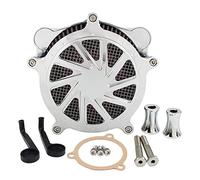 XEBRAD Filtro de aire for motocicleta Kits filtro CNC admisión, for Harley, Touring Road King Street Glide 2008-2016 Softail Dyna 2017 Elemento de filtro de aire para motocicleta(MP09-001-0221)