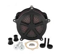 XEBRAD Filtros de aire, limpiador admisión, kits CNC Crafts, for Harley, Sportster Iron 883 XL 1200 48 72 1991-2019, cromo negro Elemento de filtro de aire para motocicleta(0332)