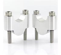 XEBRAD For CRF150 CRF230L CRF250L XR250R XR600R XR650L 22mm 7/8 "barra ancha manillar elevadores de montaje motocicleta CNC Billet aluminio Abrazadera para manillar de motocicleta(Silver Riser 30mm)