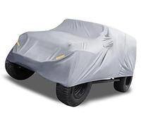 XEBRAD Funda para Coche Cubierta de Coche SUV, para, para Wrangler Jk Jl 2 Puertas 2007-2021, protección Impermeable para Exteriores, Sol, Lluvia, Polvo, Viento(Grey)