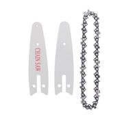 XEBRAD Guía de motosierra eléctrica repuesto Ed, cadenas 1/4 y 4 pulgadas, 6 8 para reemplazo accesorios Cadena de corte de madera(-6pcs 8inch)