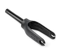 XEBRAD Horquilla de Soporte de Rueda Delantera, for Xiaomi, Pro 2 M365 1S Scooter eléctrico aleación de Aluminio y Piezas de Repuesto de Cubierta de Carcasa Cubierta de Rueda Reflectante(Black Set)