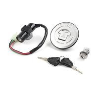 XEBRAD Interruptor de encendido de motocicleta, for asiento, cerradura, tapa de combustible y llave de bloqueo, for Grom 125 AC MSX125/Motrac M2, M3/Skyteam M3 2014-2015 Interruptor de llave de encend