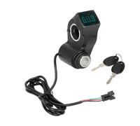 XEBRAD Interruptor de encendido y apagado con acelerador de pulgar, voltímetro, pantalla de voltaje digital, for accesorios de scooter eléctrico Kugoo, M4 M4Pro Panel de exhibición de patinetes eléctr
