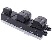 XEBRAD Interruptor maestro de elevalunas eléctrico delantero derecho, para Nissan, para Navara D40, para Qashqai J10 J11, para Pathfinder R51 Interruptor de ventana eléctrica