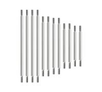 XEBRAD Juego de enlaces acero inoxidable alta resistencia, 12 Uds., suspensión, enlace dirección Servo 1/10 RC Crawler, for Traxxas, for TRX-6 G63 6x6 Enlace del brazo de suspensión del coche Rc