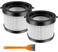 XEBRAD Kit de 2 esponjas repuesto for filtro DEWALT, for aspiradora mano inalámbrica DCV501HB 20 V. Comparación con la pieza n.° DCV5011H Filtro de aspiradora