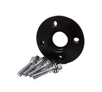 XEBRAD Kit de espaciadores de Rueda 4x108 CB:65,1 Adaptador de Rueda, for Citroen, C2/C3/C4/DS3/DS4/DS5/C-Elysee/Xsara/C-Quatre Separadores Espaciadores de Ruedas para Coche(Black 1PCS 15MM)