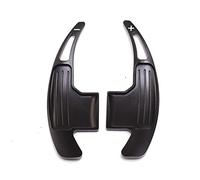 XEBRAD Kit de extensión palanca cambios for volante, for Ford, for Mustang, 2015, 2016, 2017, 2018, 2019, aluminio y fibra carbono Levas de cambio en el volante(Schwarz)