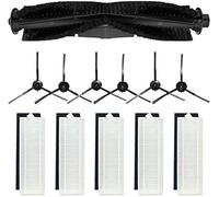 XEBRAD Kits de accesorios for Proscenic, for robot aspirador M7 Pro, 1 cepillo principal, 6 cepillos laterales, 5 filtros HEPA Filtro de aspiradora