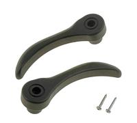 XEBRAD La manija de liberación del ajustador asiento delantero se adapta a Colorado Canyon SSR H3 12473018 12473015 Negro Manija de palanca de ajuste del asiento del automó(Front left)