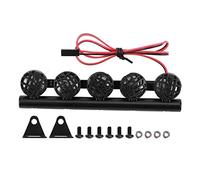 XEBRAD Lámpara de Techo DIY Portaequipajes Foco Accesorio TRX4 /SCX10 1/10 RC Coche Crawler Repuestos for Coche Portaequipajes para Coches de Juguete(5)