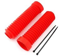 XEBRAD para K Boots Protector de Choque Polainas Rojas Cubiertas Amortiguador Delantero Motocicleta, para ATC 250R 1983 1984 1985 1986 350X 1987 Tapa de Horquilla de suspensión de Moto