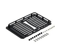 XEBRAD Portaequipajes de Techo Metal for Coche teledirigido 1/24, for Axial, SCX24 AXI00002T1 AXI00002T2 2019, for Jeep, Wrangler JLU CRC Portaequipajes para Coches de Juguete