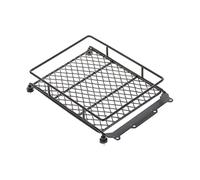 XEBRAD Portaequipajes de Techo Metal RC 1/10, for Axial, SCX10 D90, for Traxxas, -4, CC01 Accesorios Portaequipajes para Coches de Juguete(Schwarz)