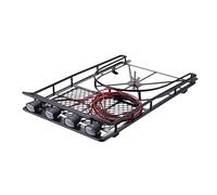 XEBRAD Portaequipajes de Techo RC Crawler 1:10 D90, for Axial, SCX10-4 Portaequipajes para Coches de Juguete