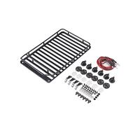 XEBRAD Portaequipajes RC con Luces LED, portaequipajes for Crawler D90 1/10, for Axial, SCX10 Portaequipajes para Coches de Juguete