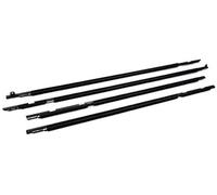 XEBRAD Protector de Borde de Puerta de Coche, for Toyota, for Land Cruiser, LC80 80 Series LX450 1991-1998 4 Piezas burlete de Goma for Ventanas Exteriores Burlete para Techo de Coche(Schwarz)