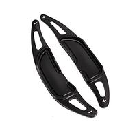 XEBRAD Reemplazo de extensión palanca cambios for volante Mercedes, for Benz, AMG A45 CLA45 C63 GLA45 GLS63 GLE63 G63 Aluminio Levas de cambio en el volante(Schwarz)