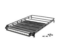 XEBRAD Repuestos RC P860016 Portaequipajes con Barra de luz for RGT, EX86100 Rock Cruiser Crawlers Portaequipajes para Coches de Juguete