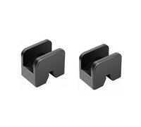 XEBRAD Soporte de gato elevación ranurado for coche, almohadillas goma, adaptadores suelo, herramientas reparación universales riel marco, for VW, Toyota Nissan, Ford Jack Pad(2pcs)