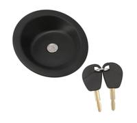 XEBRAD Tapa de tapa de combustible para aceite de automóvil, para tapa de tanque con 2 llaves 1508J5, para piezas exteriores de tanque, accesorios para automóviles, para Citroen, para Berlingo