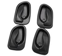 XEBRAD Tirador del panel de la puerta del coche Manija interior de puerta, para Hyundai, Accent 1995-2000 1995 1996 1997 1998 1999 2000 Rh 82620-22000 Lh 82610(BLACK 4pcs One Set)