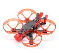 XEBRAD X95 95 mm 2 Pulgadas Micro, for Mini, Kit de Marco FPV de Fibra de Carbono BetaFPV Cine Whoop RC Drone FPV Racing Kit de construcción de Drones(Rot)