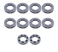 XEDLAMP 10 Piezas de piñón de transmisión de 375" y 19 mm y 7 Dientes con estrías pequeñas for STIHL, MS290, Husqvarna, 51 55, Echo, Homelite, Dolmar y Oregon 18720 Piñón de llanta para Motosierra