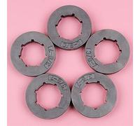 XEDLAMP 5 piezas de llanta dentada for motosierra STIHL 028 034 Super 029 036 039 MS290 MS310 MS360 MS390, paso de 3/8, 7 dientes de diámetro interior, estrías pequeñas de 19 mm Piñón de llanta para m
