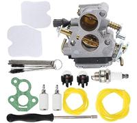 XEDLAMP Carburador 574719402 545072601 for motosierra Husqvarna 235, 235E, 236, 236E, 240, 240E, con herramienta de ajuste, filtro de aire, filtro de línea de combustible, kits de puesta a punto, reem