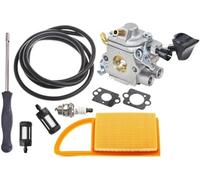 XEDLAMP Carburador con herramienta de ajuste y filtro aire, kit recarga combustible for STIHL, BR500, BR550, BR600, soplador mochila recortadora Kit de filtro de aire
