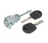 XEDLAMP Cilindro de Cerradura de Puerta del Conductor Ringt Izquierdo, for Seat, Cordoba Ibiza III 6L3837167B 6L3837168B con Llave 2002-2008 Cilindro de Cerradura de Puerta de Coche(RINGT2 x Key)