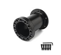 XEDLAMP Espaciador de cubo de volante Universal 12/51/76/101 Mm Kit de jefe de cubo de volante adaptador espaciador negro Adaptador de cubo de volante(FXP-DG101)